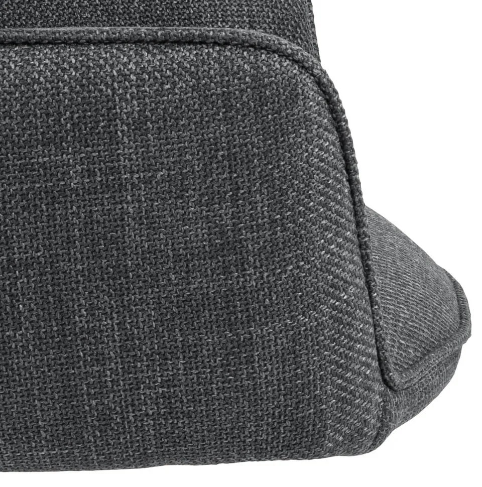 Sötétszürke kárpitozott karfás étkezőfotel szett 2 db-os Glenda – Actona