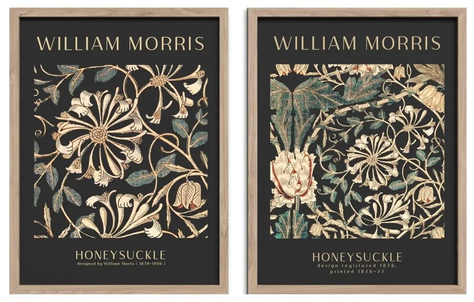 Kép szett 2 db-os 30x40 cm Morris – Styler