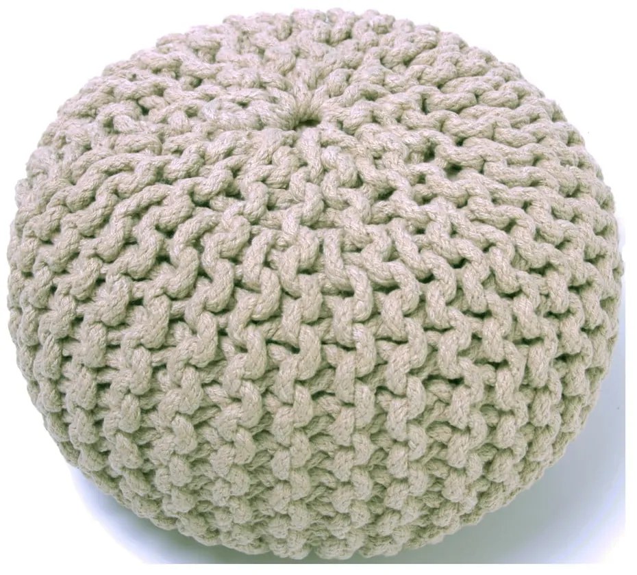 Lili bézs kézzel készített gyerekpuff - Nattiot