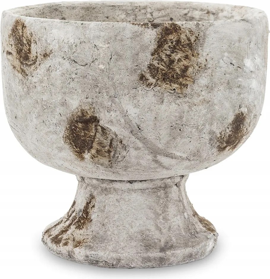 Virágtartó Szürke Barna 23x25cm Lábvédő