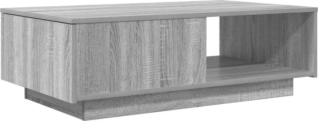 vidaXL Dohányzóasztal fiókkal Szürke Sonoma 95 x 55 x 31 cm Faanyag