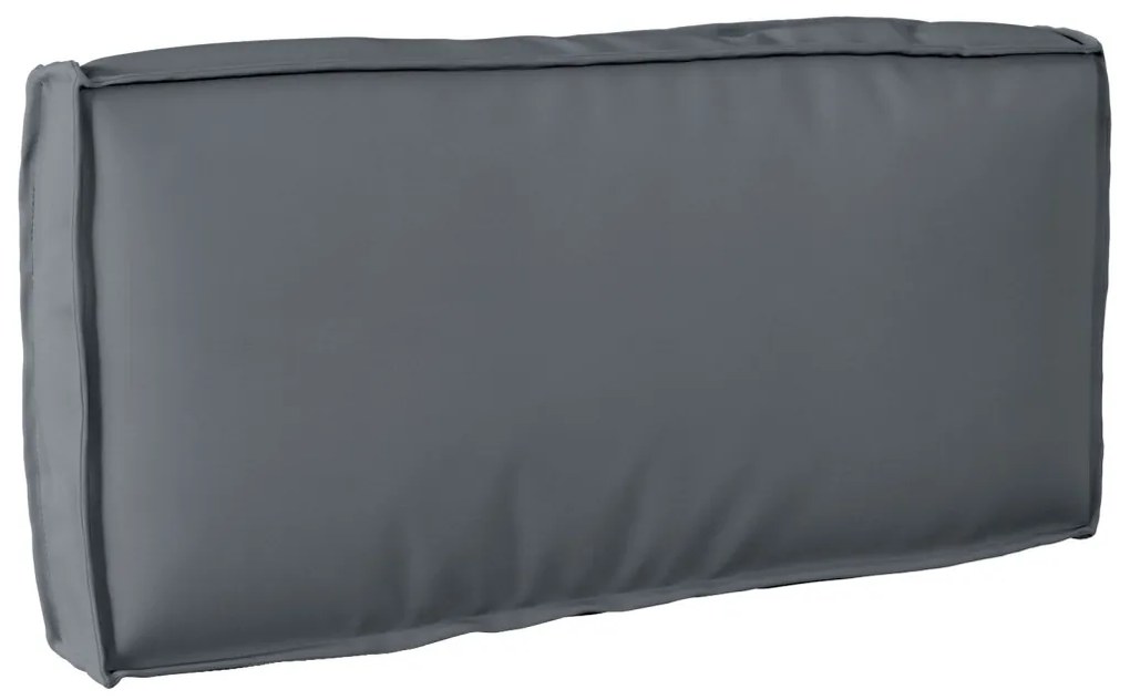 Raklap párna háttámlához Antracit 80 x 40 x 12 cm Oxford szövet