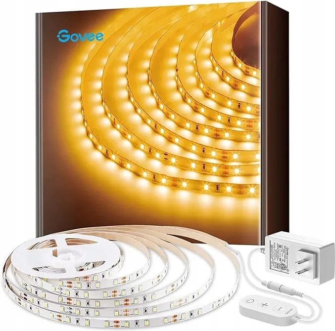 Led Szalag Govee H6150 5M Szabályozható Meleg Fehér Univerzális Világítás