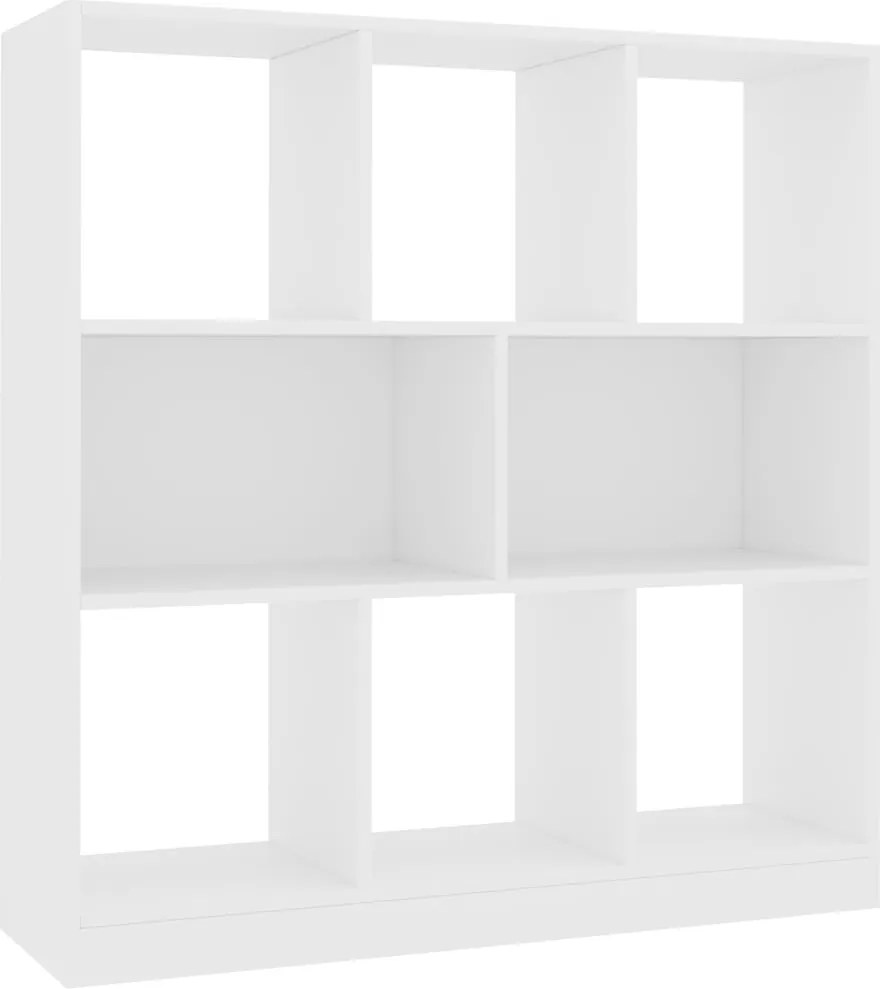 vidaXL fehér szerelt fa könyvszekrény 97,5 x 29,5 x 100 cm