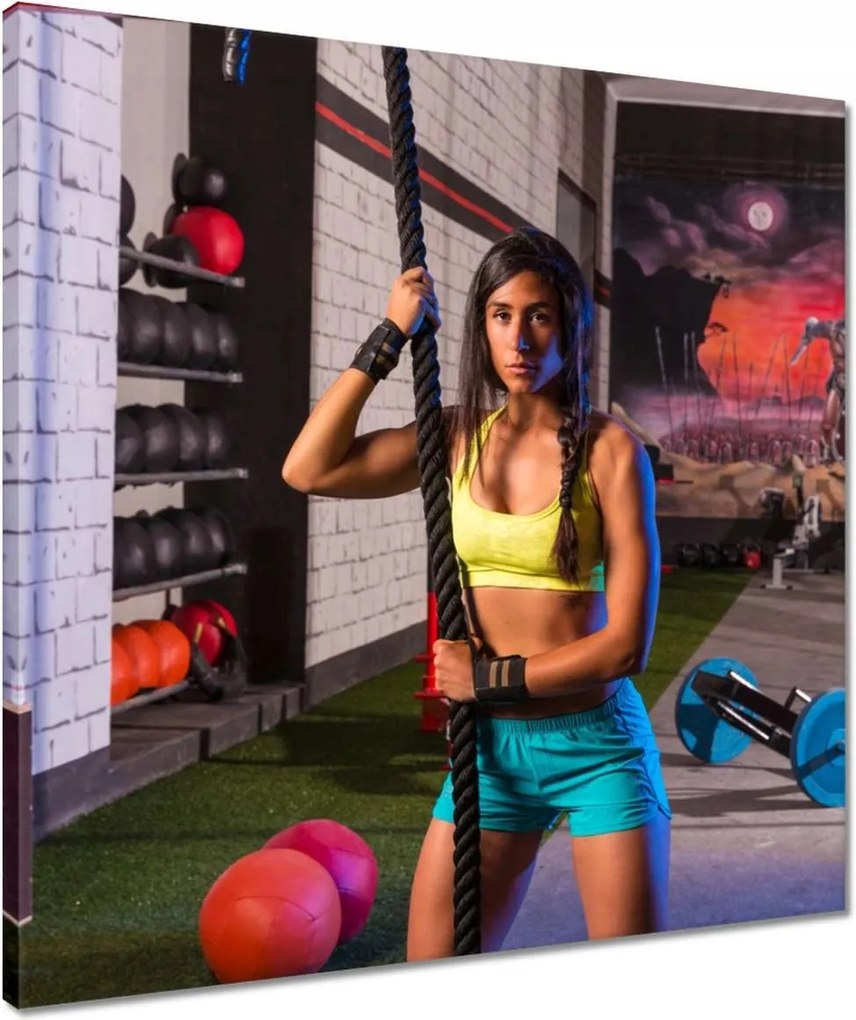 Vászonkép 50x50 Edzőterem Erő