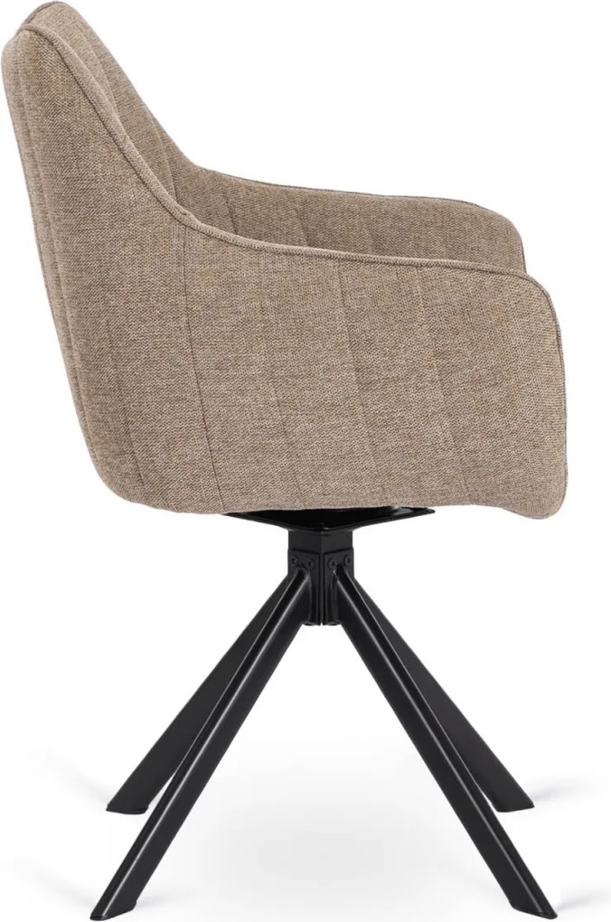 MUMBAI forgó étkezőszék bézs