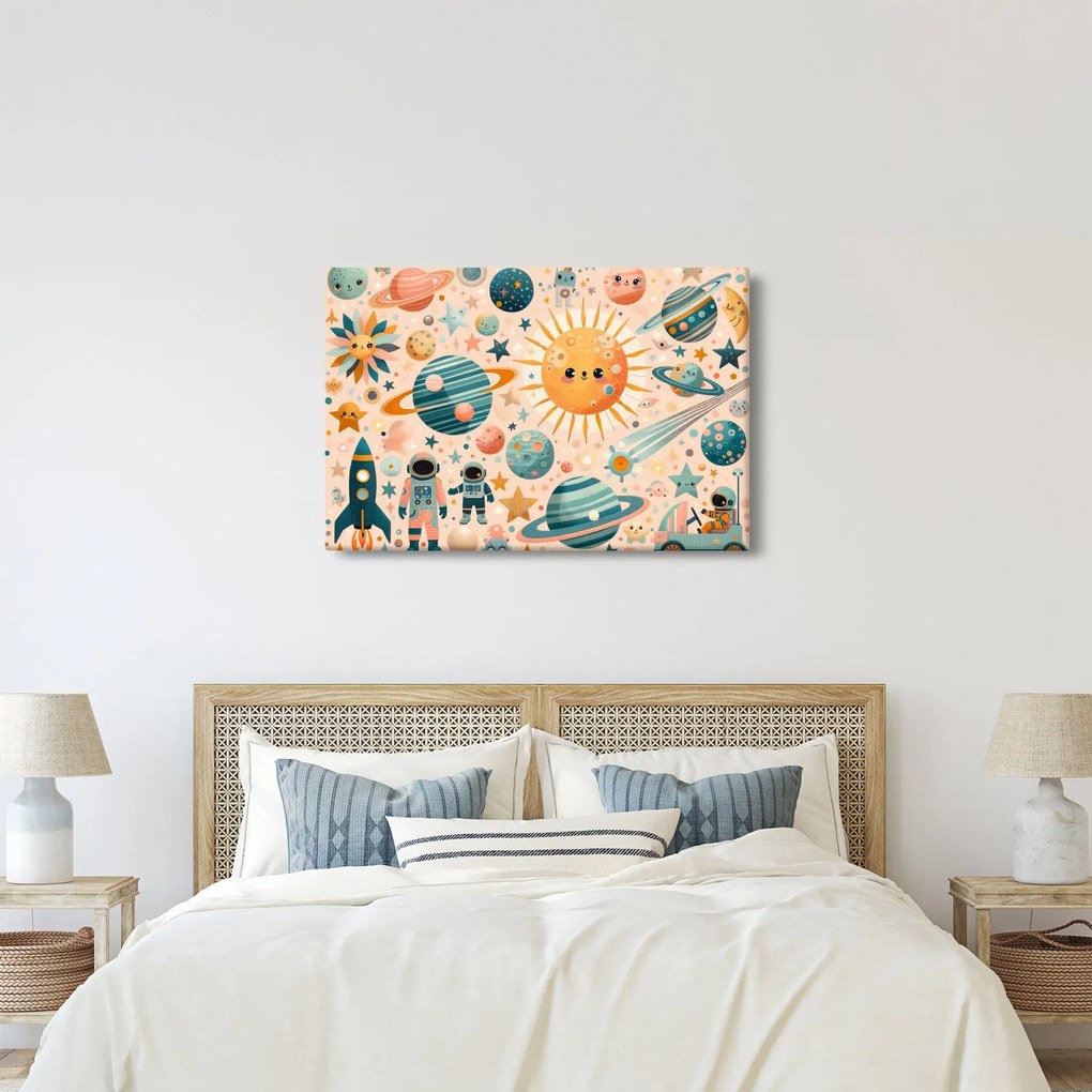 Kép - Darabok az űrből (90x60 cm)