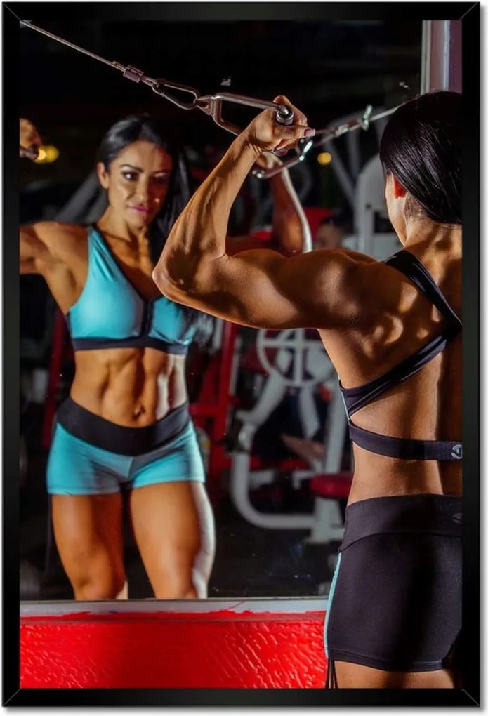 Poszterek keretben 40x60 Fittness Edzőterem Erő