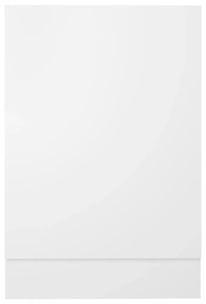 “Lyon” fehér szerelt fa mosogatógép-panel 45 x 3 x 67 cm