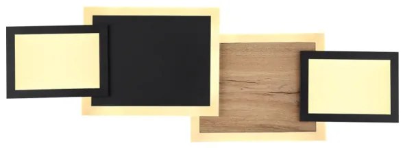 Globo 67279-30 - LED mennyezeti lámpa CAROLINE LED/30W/230V bézs/fekete