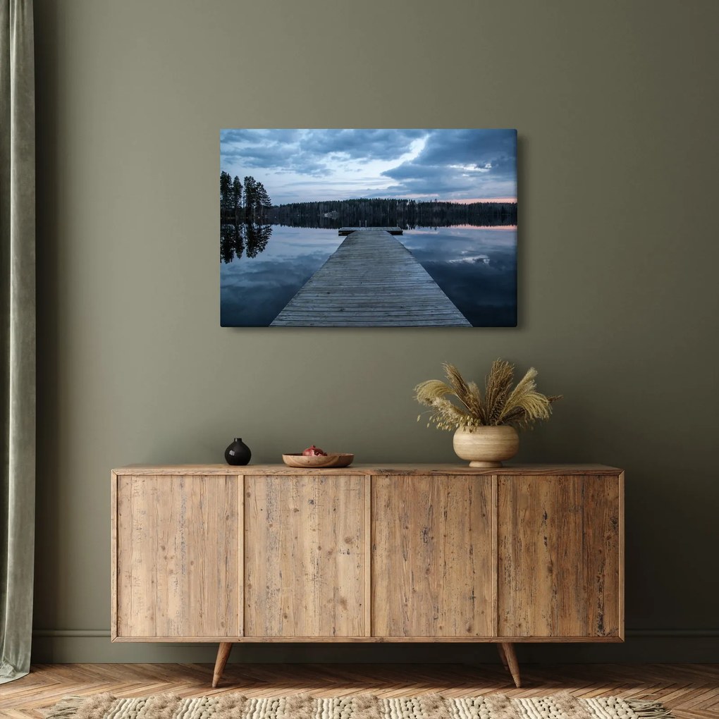 Kép - Móló a tón (90x60 cm)