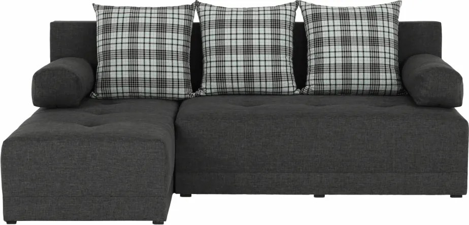 Sarokülőgarnitúra készlet, szürke melír /párnák minta, bal, MEXX NEW