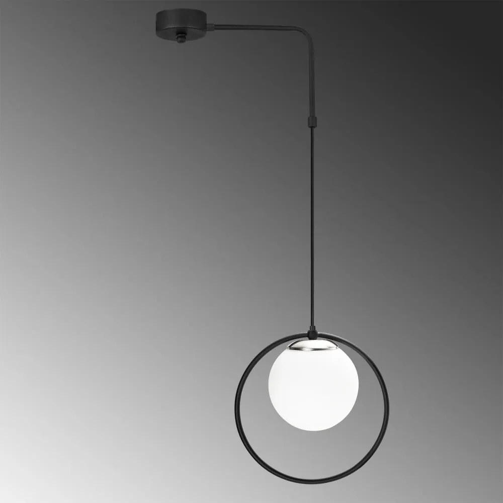 Elpidas fekete fém függőlámpa - Opviq lights