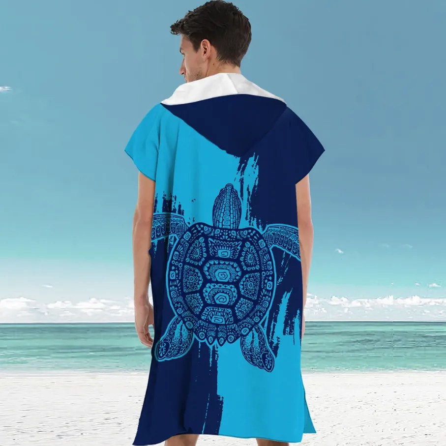 Strandponcsó INDIGO családi szett 2db, kék