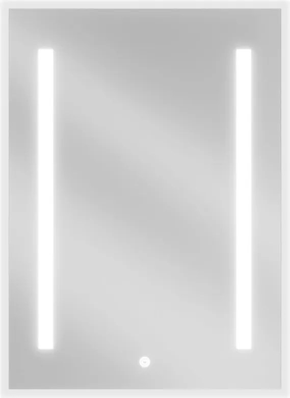 Mexen Remi 50 x 70 cm-es LED-es világító fürdőszobai tükör, 6000K, páramentes - 9804-050-070-611-00
