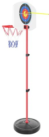 KRUZZEL Játék szett kosárlabdázáshoz, céltáblával és íjjal - Kruzzel