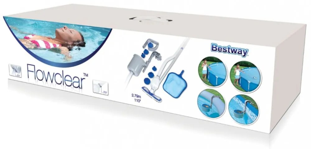 Bestway Flowclear Deluxe úszómedence-tisztító készlet 58237
