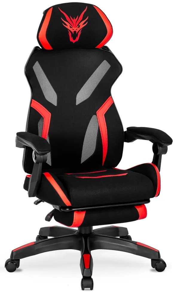 Irodai Forgószék Fekete/Piros Színben. MAXIMO