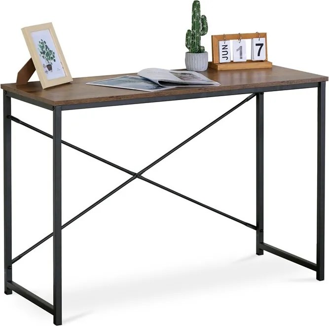 Íróasztal 100×40 cm méretben, old wood színben, MDF kivitelben GD-504 OLW