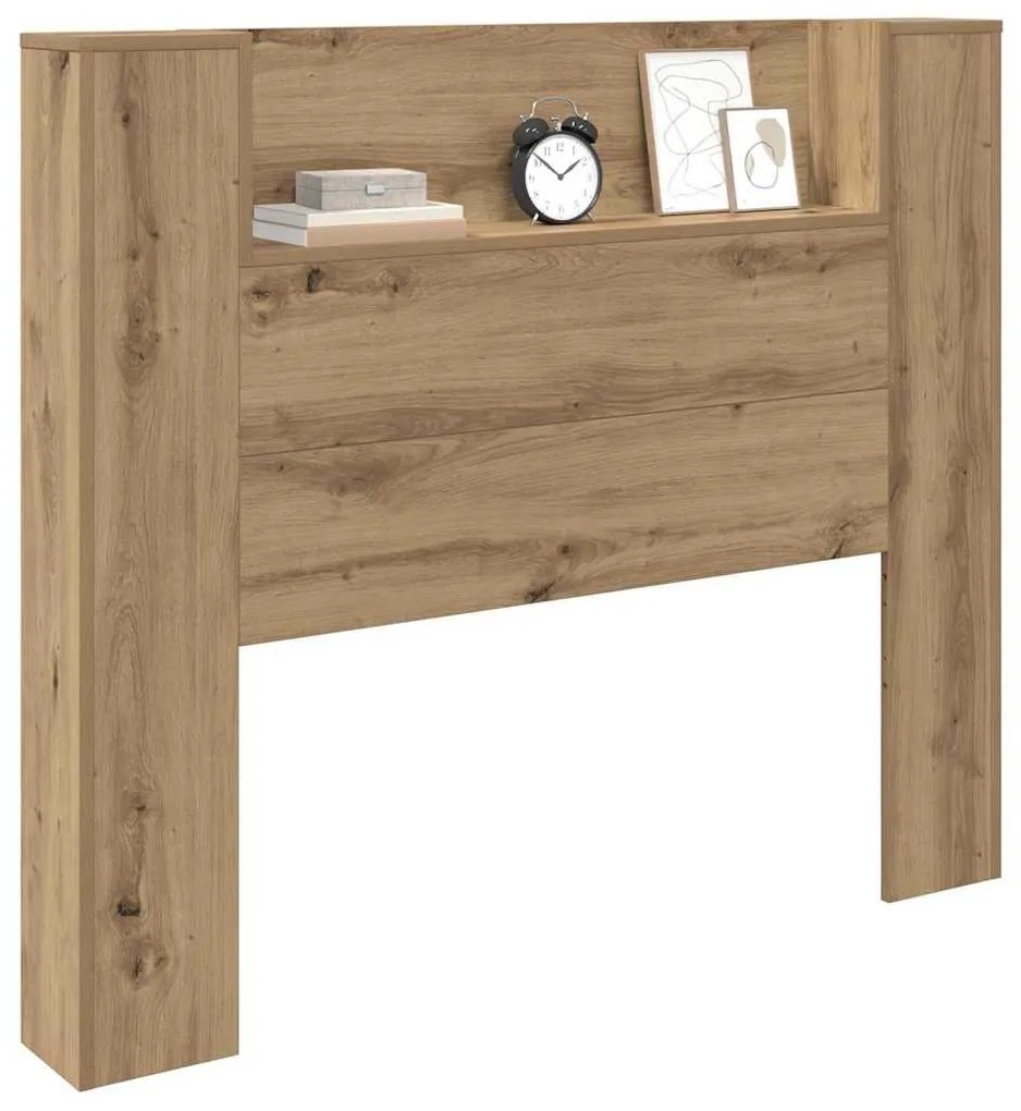 Fejtámla polcokkal Artisan tölgy 120 x 15 x 103,5 cm Faanyag