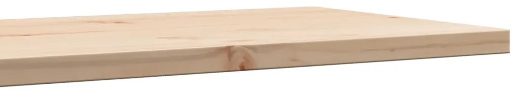 tömör fenyőfa téglalap alakú asztallap 90 x 40 x 2,5 cm