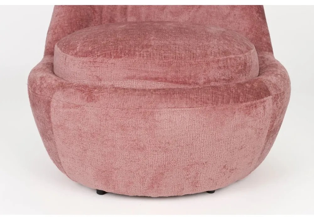 Rózsaszín fotel Nash – White Label