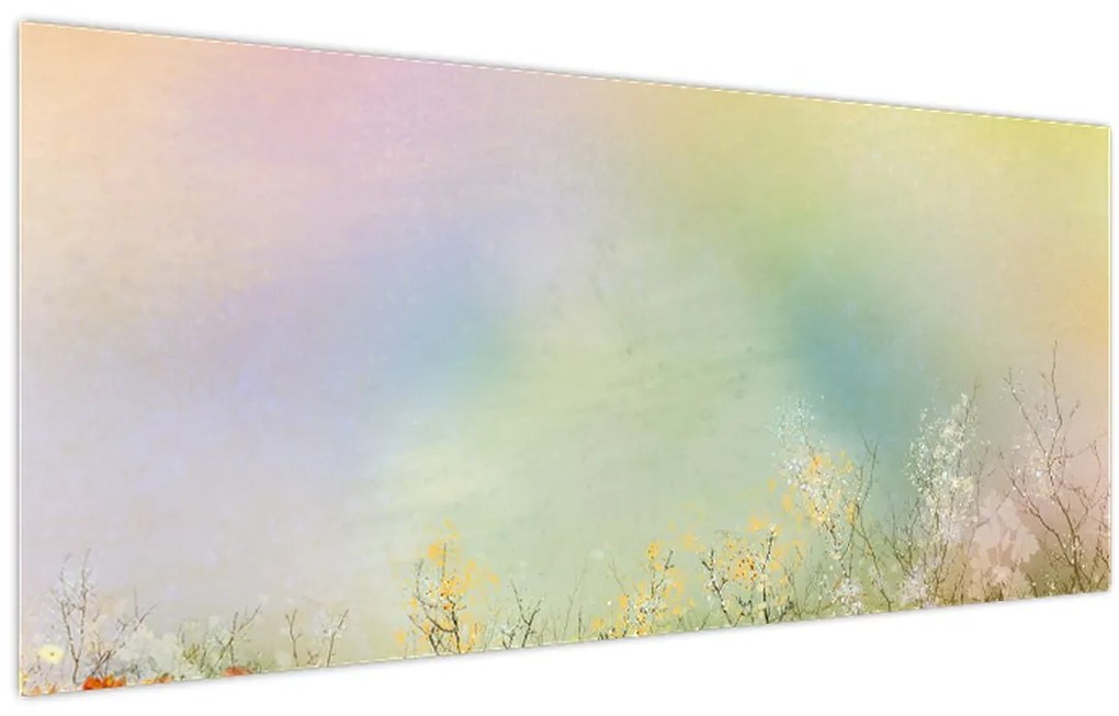 Kép - Festett rét 2 (120x50 cm)