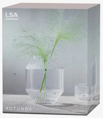 LSA International Rotunda váza, h.20 cm, átlátszó - LSA nemzetközi