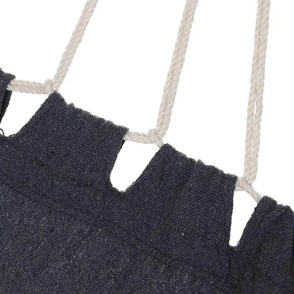 Deuba Hintaágy bojtokkal 320x150 cm - szürke