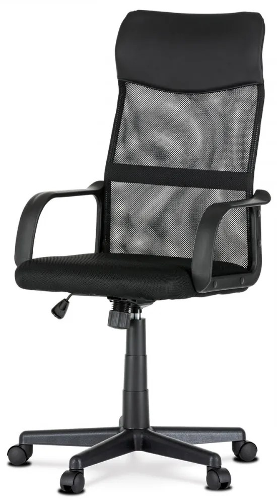 Scaun pivotant de birou cu mecanism de pivotare, negru Ka-L601