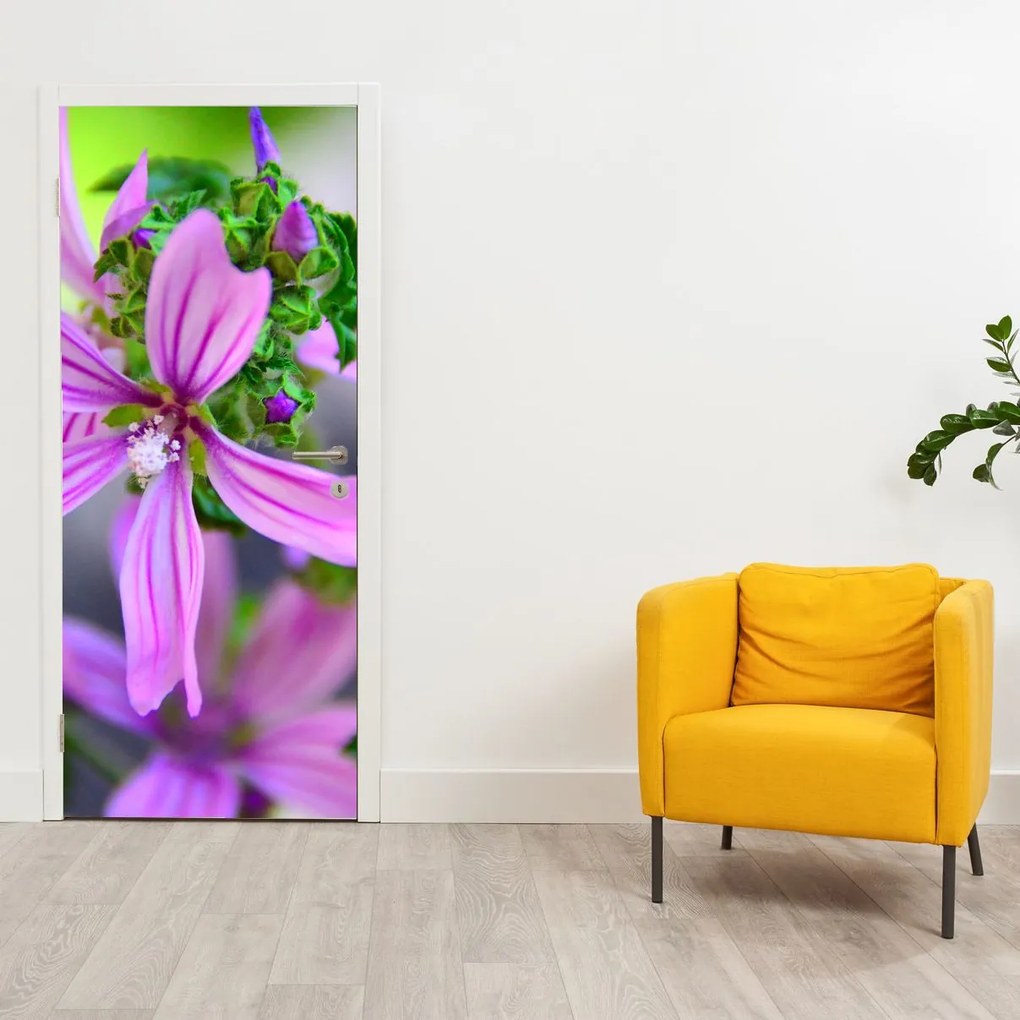 Fotótapéta ajtóra - Közeli kép egy virágról (95x205cm)