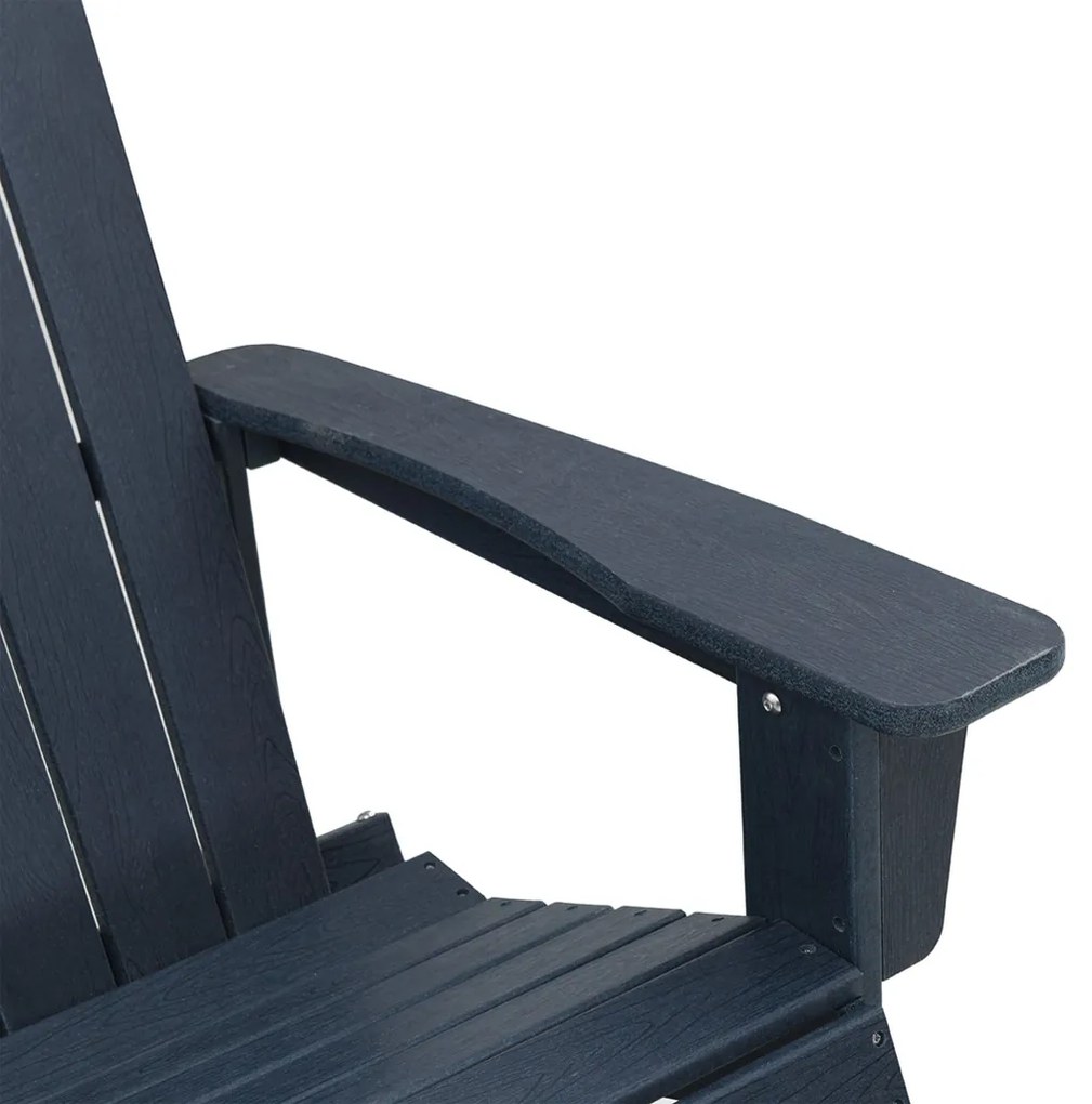 Tengerészkék Adirondack hintaszék 73.5x92x90 cm HDPE