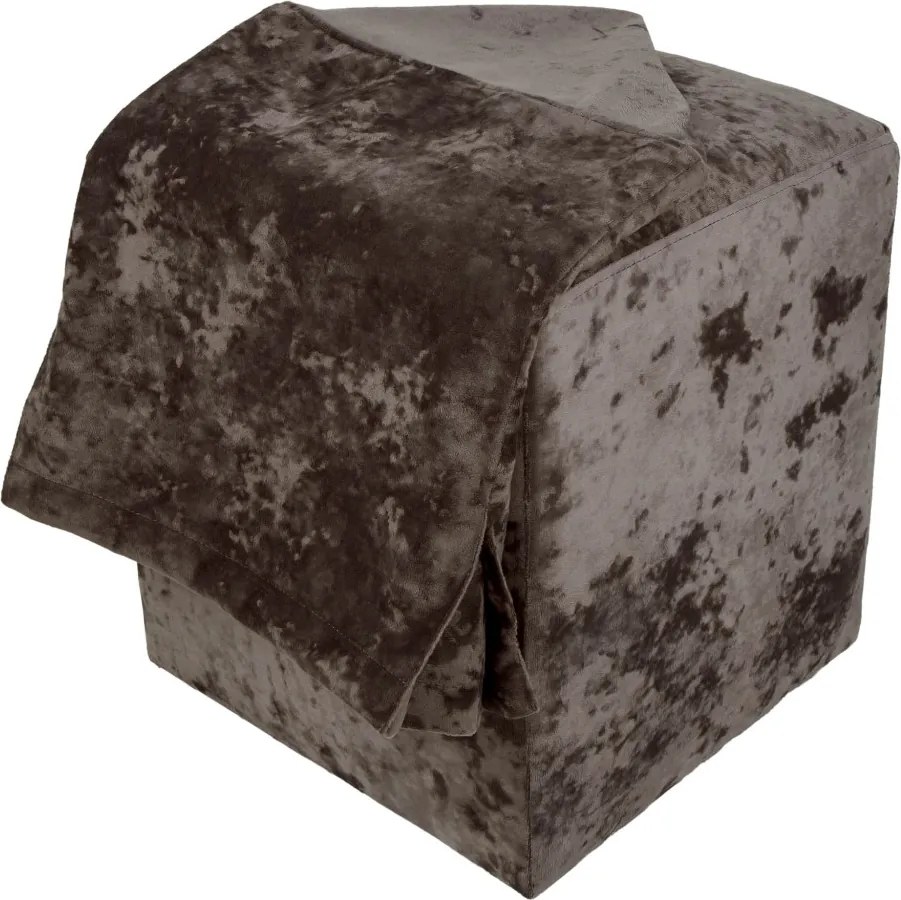Cube puff huzat - E60 - barna szövet R