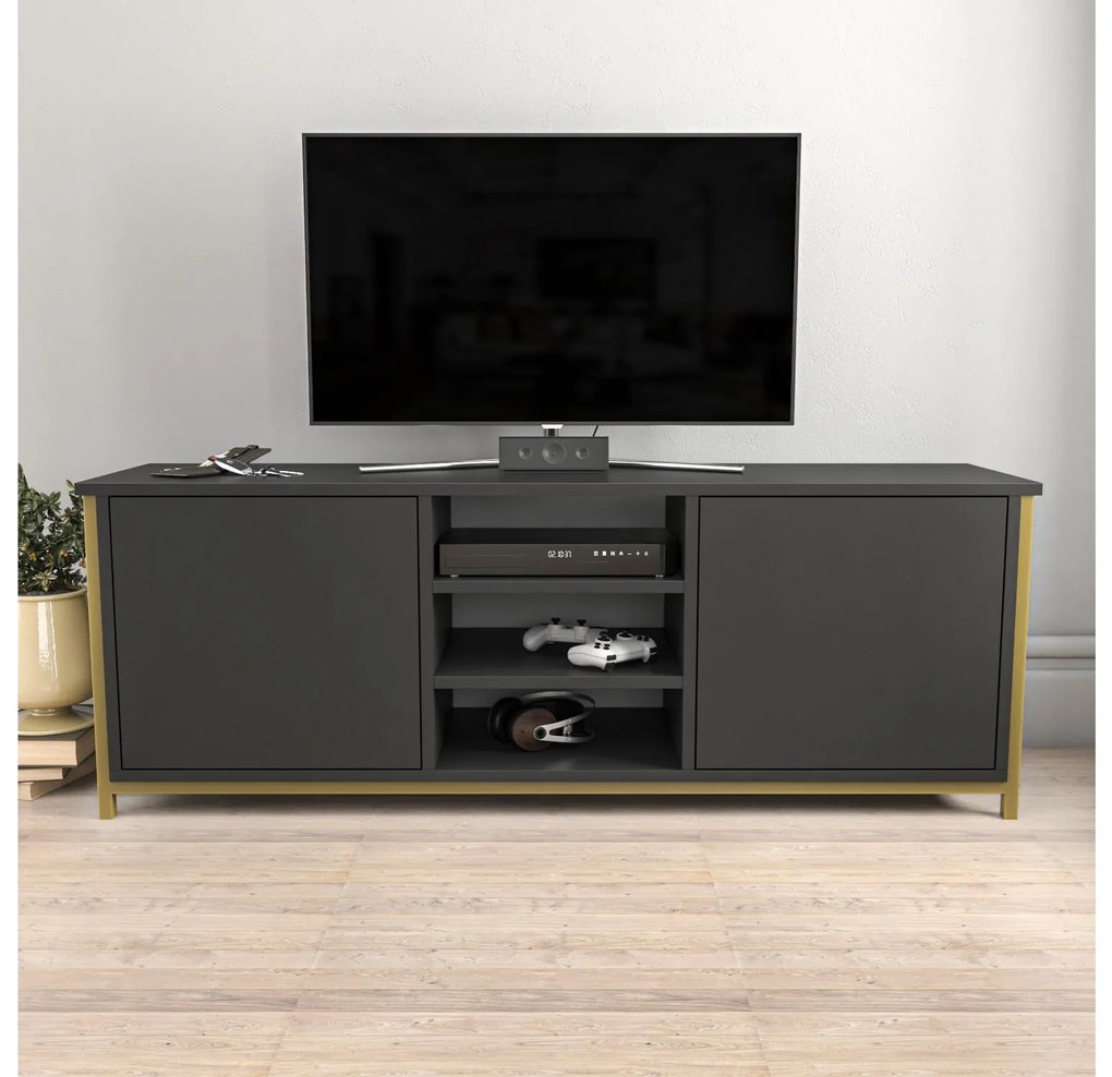 TV asztal Otosello (arany + antracit). 1107348