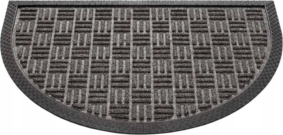 Univerzális félkör alakú szőnyeg ajtó alá való cipőkhöz