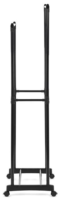 Fekete Fém Ruhafogas. BK – GD-164