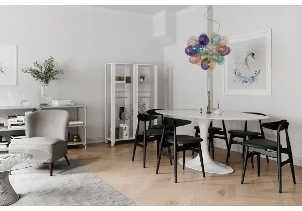 ByRydens 4200440-7000 - Csillár zsinóron GROSS 8xG9/4W/230V színes