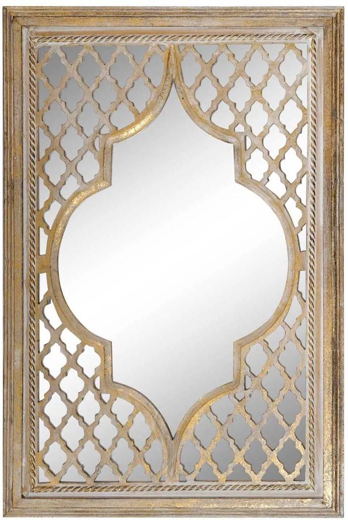 Mangófa antikolt Arany keretes fali tükör