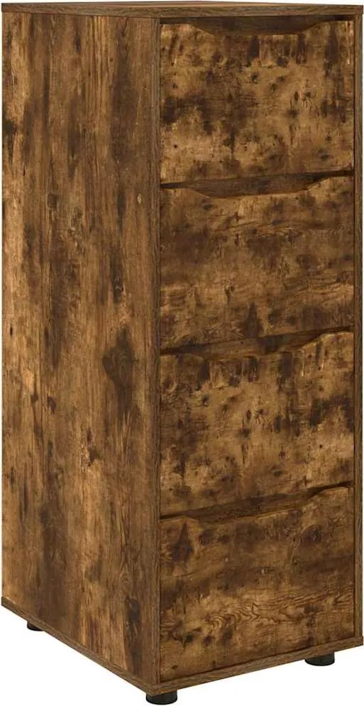 vidaXL Tárolószekrény Füstölt tölgy 40 x 48 x 105 cm Faanyag