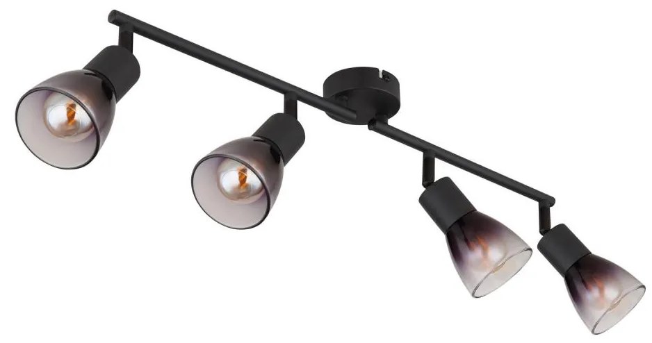 Globo 54312-4 - Spotlámpa SATELLA 4xE14/25W/230V fekete