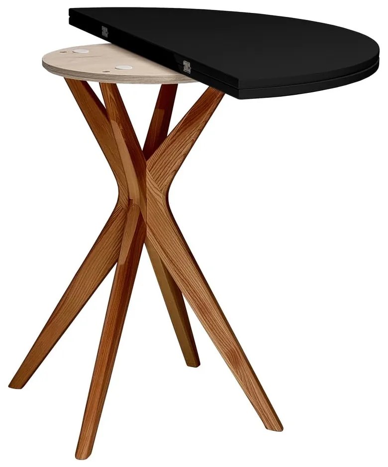 Kerek bővíthető étkezőasztal 45x90 cm Jubi – Ragaba