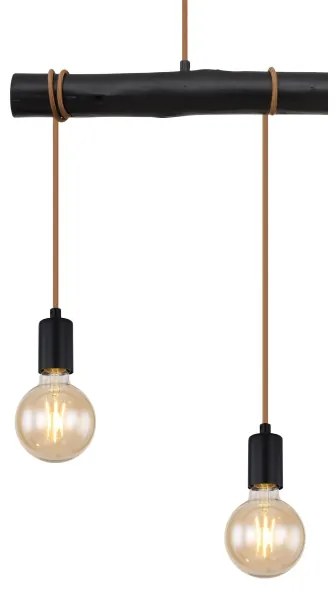 Globo 15539-3HB - Csillár zsinóron GREGOR 3xE27/60W/230V