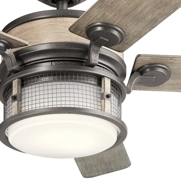 Kichler KLF-AHRENDALE-60-AVI-LED Dimmelhető mennyezeti ventilátor 10W/230V IP44 + távirányító