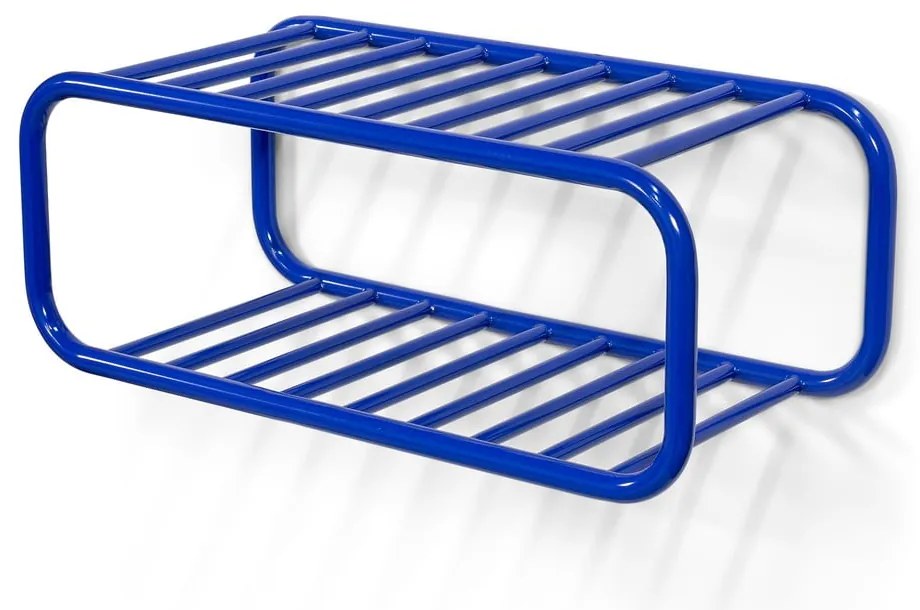 Kék fém függő cipőtartó 72x28x35 cm Retro – Spinder Design