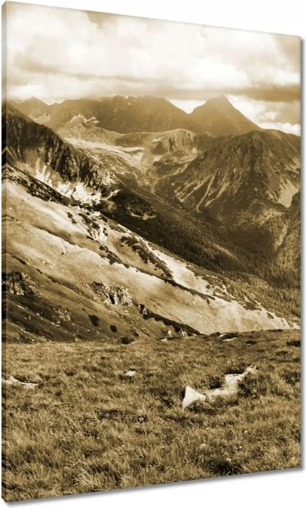 Vászonkép 70x100 Tátra Lengyel hegyek Kilátás