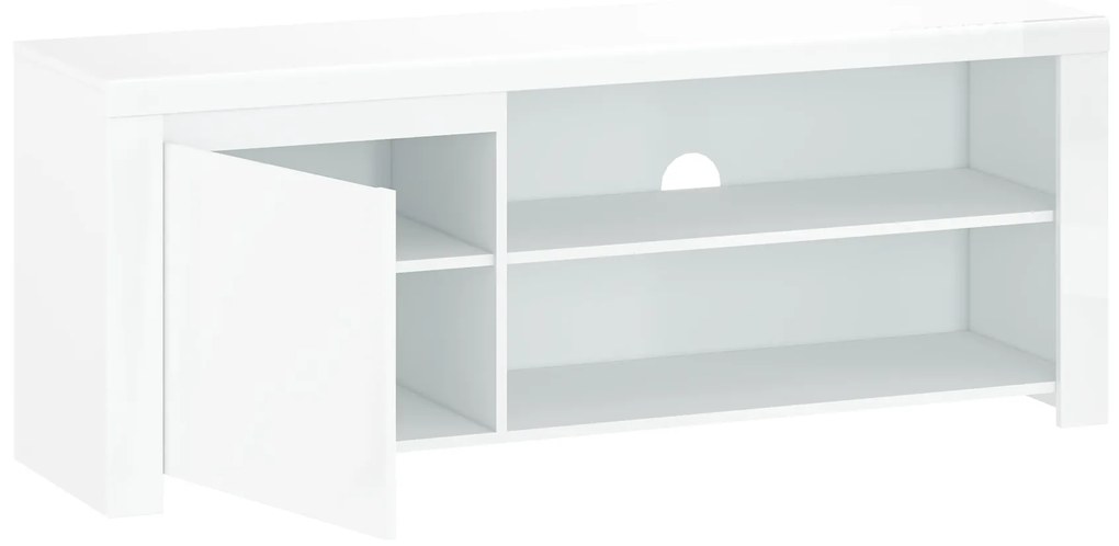 TV asztal/Szekrény Leona (fényes fehér). 1053012