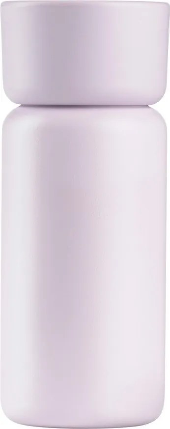 Világos rózsaszín rozsdamentes acél termobögre 400 ml Singles – Zone