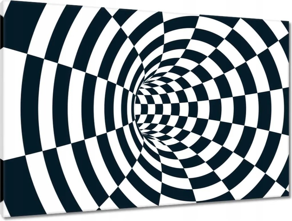 Vászonkép 90x60 Absztrakt fekete-fehér