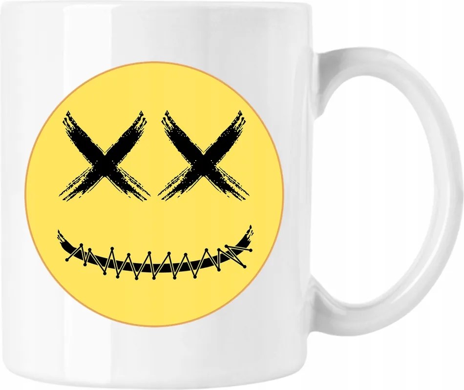 Bögre smile emoji halál fehér 330ml