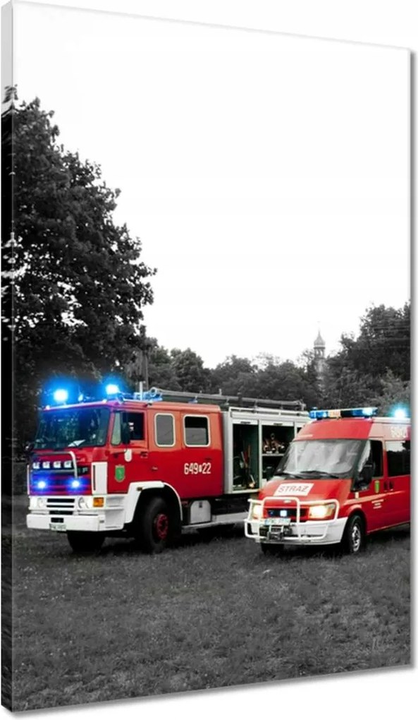 Vászonkép 40x60 Tűzoltóság